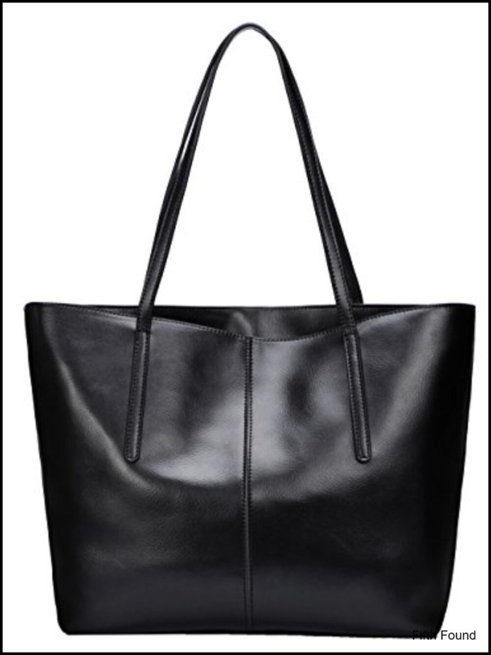 Genuine Leather Tote Shoulder Bag Large Roomy